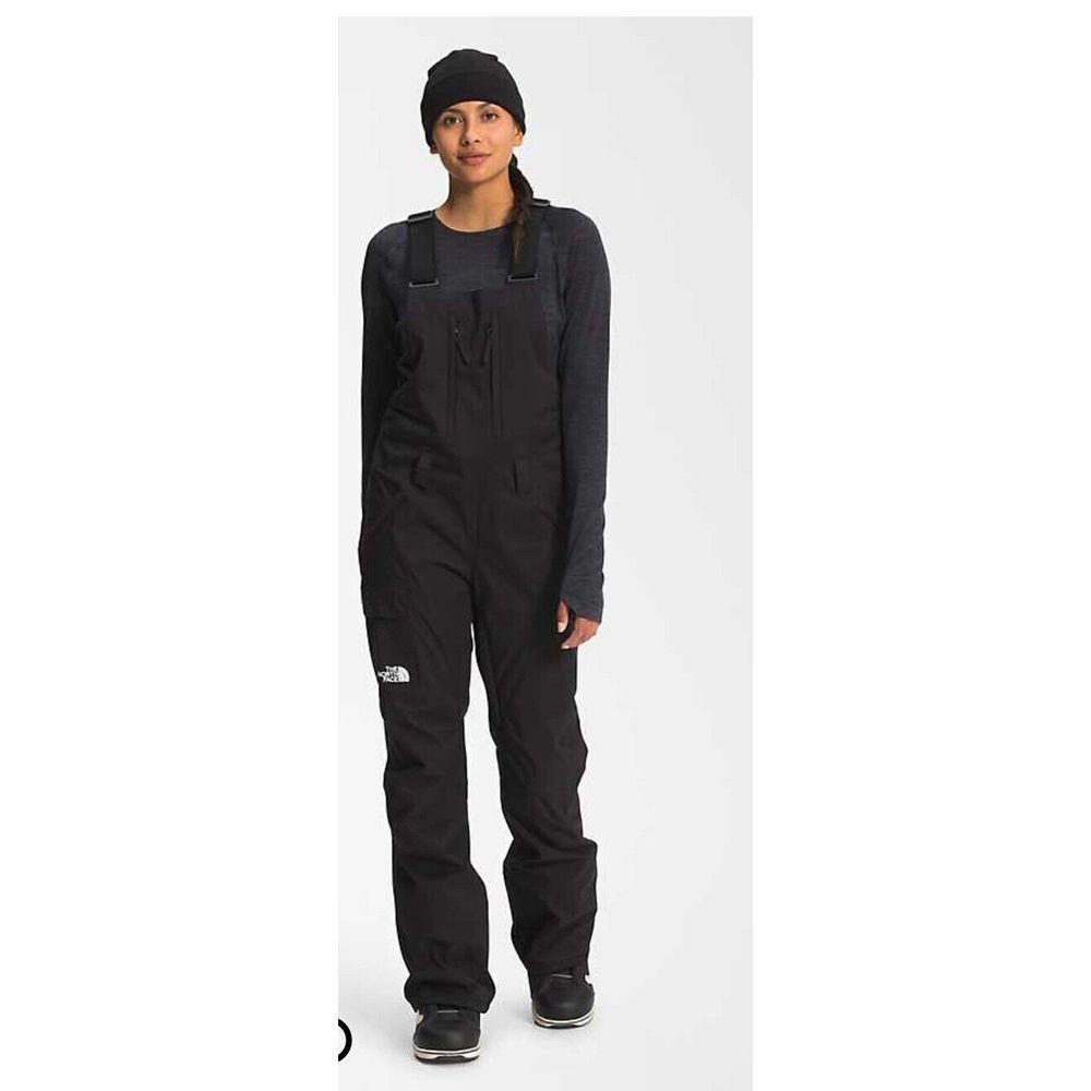 The North Face‎ Womens Black Freedom Bib Insulated Pants Medium Regular Ski Snow